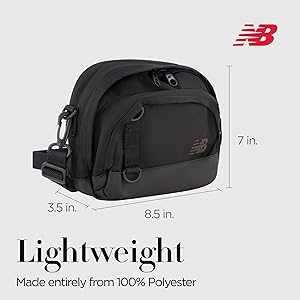 Amazon.com: New Balance Sling Bag, Large Athletic Shoulder